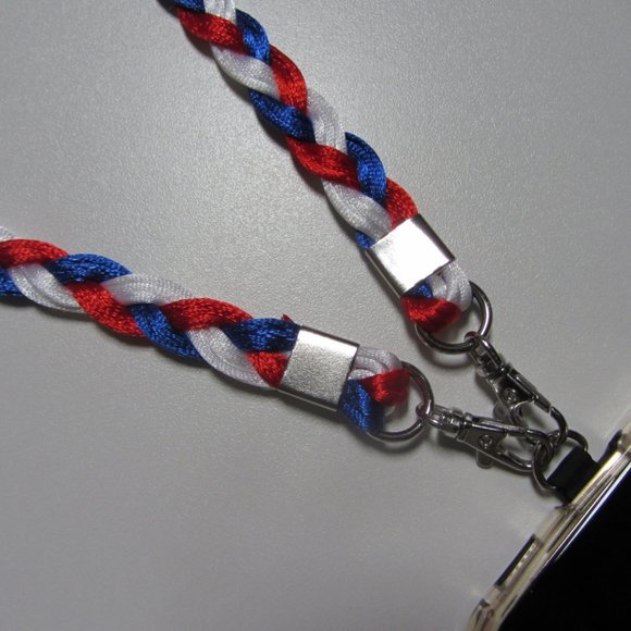 Braided Universal Phone Lanyard, Sports Team Colors, Buffalo Football - Picture 3 of 11